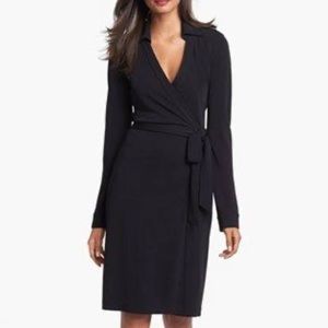 Diane Von Furstenberg wrap dress, New Jeanne 2, black, size 12
